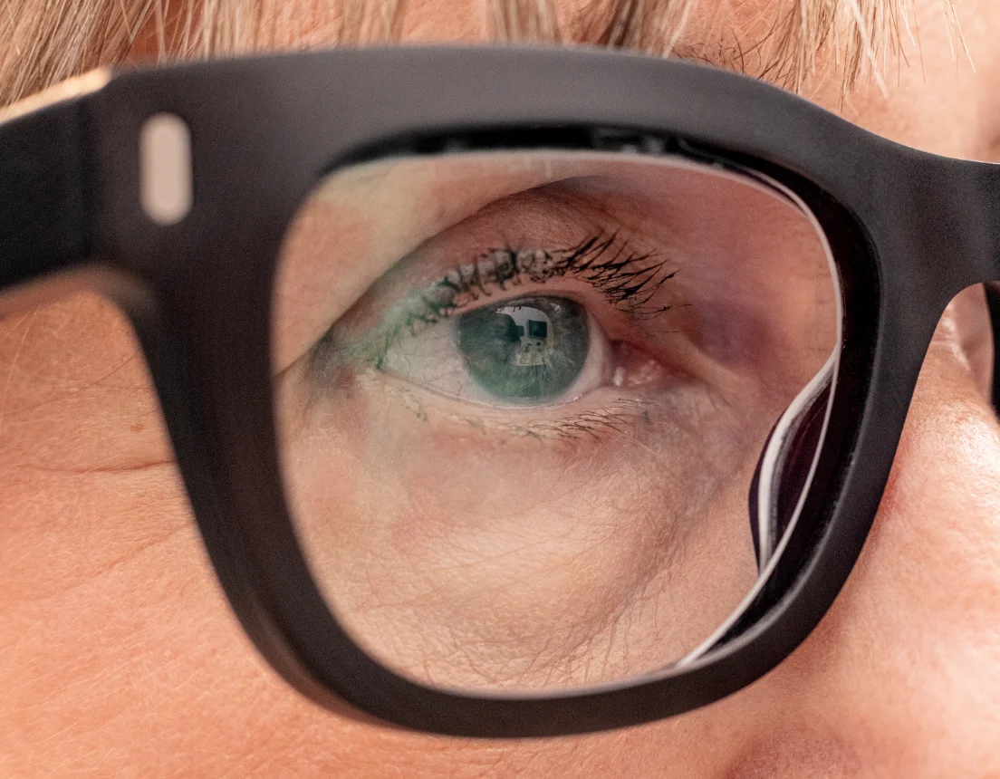 You look where you want to see